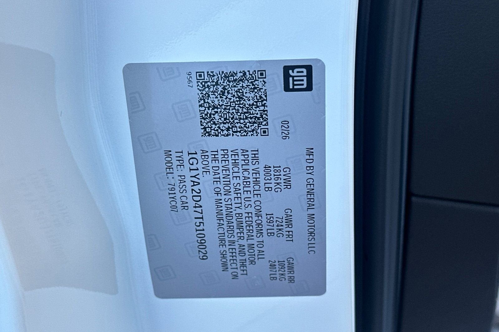 2026 Chevrolet Corvette Stingray 1LT