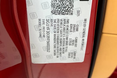 2026 Chevrolet Corvette Z06 3LZ