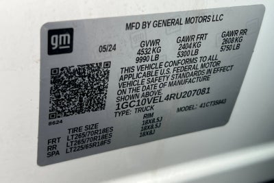 2024 Chevrolet Silverado EV Work Truck