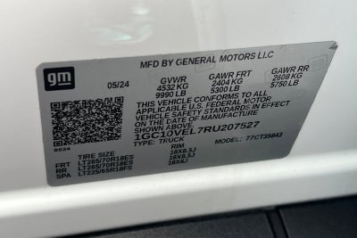 2024 Chevrolet Silverado EV Work Truck