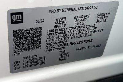 2024 Chevrolet Silverado EV Work Truck