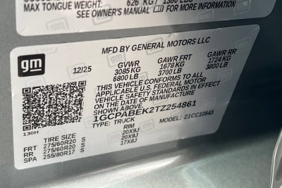 2026 Chevrolet Silverado 1500 Custom