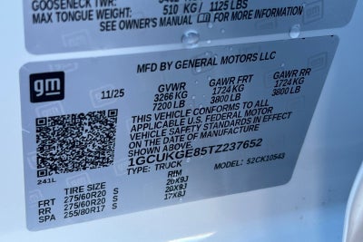 2026 Chevrolet Silverado 1500 LTZ