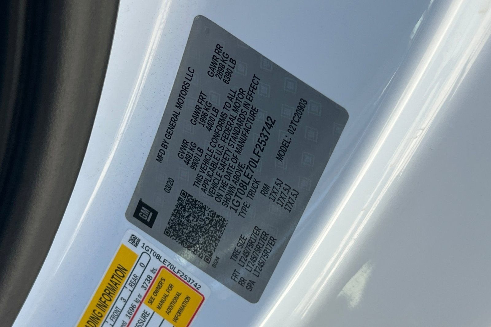 2020 GMC Sierra 2500 HD 2WD Reg Cab 142"
