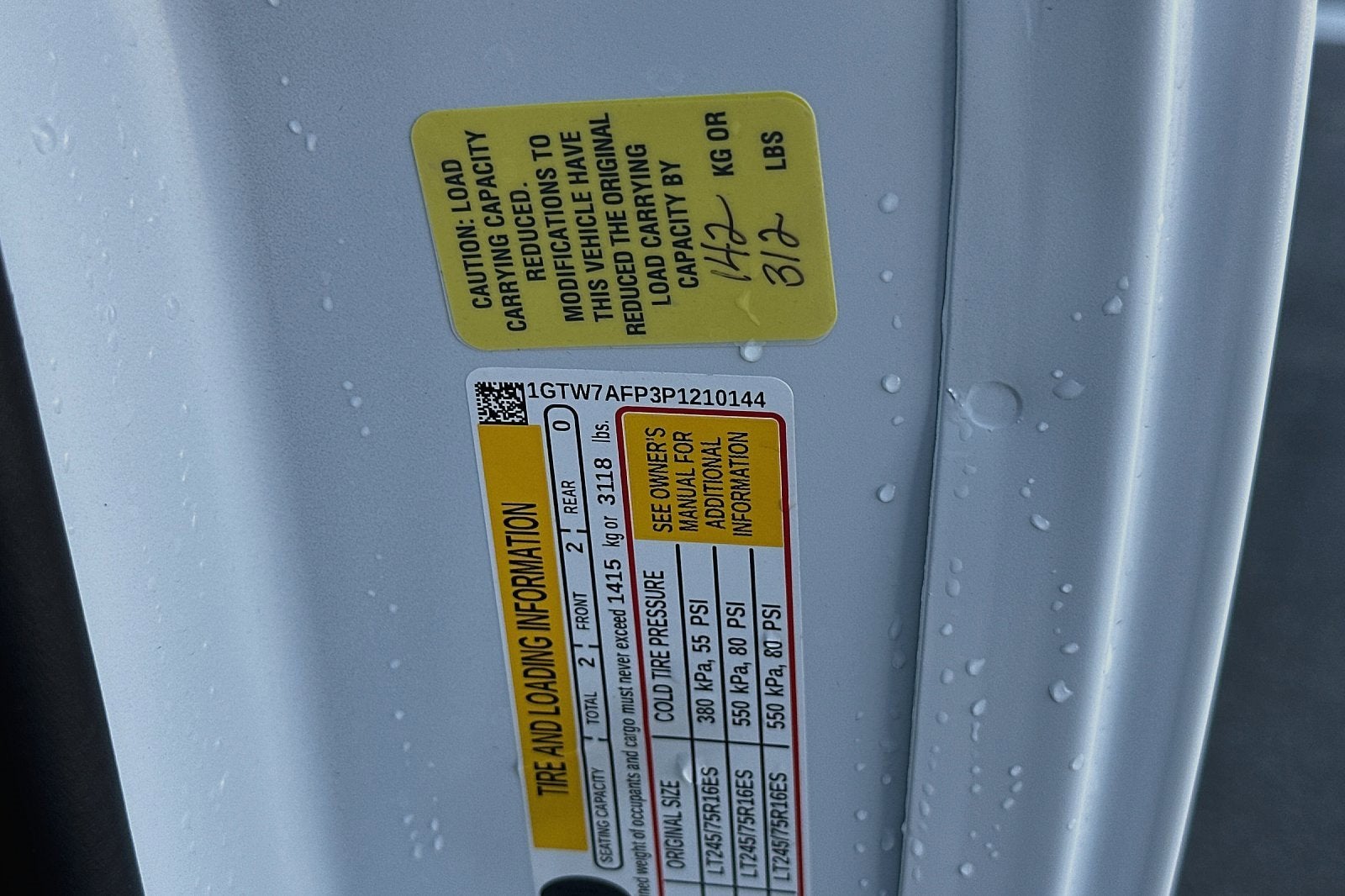 2023 GMC Savana Cargo 2500 Work Van