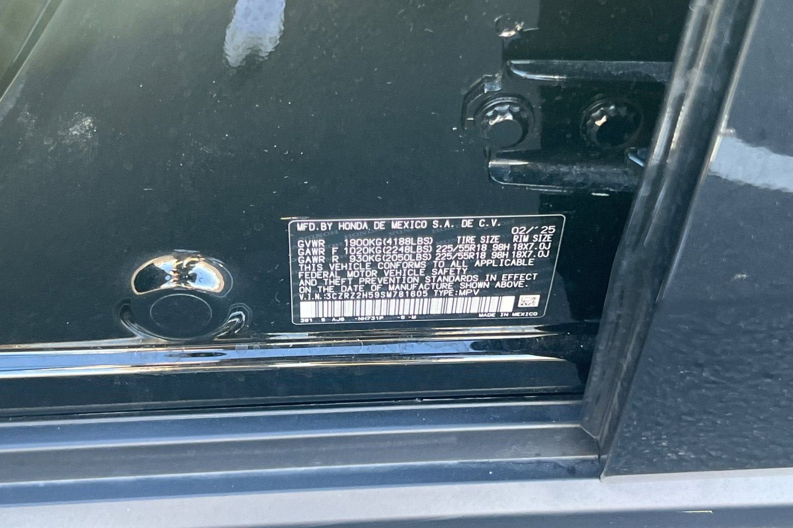 2025 Honda HR-V Sport