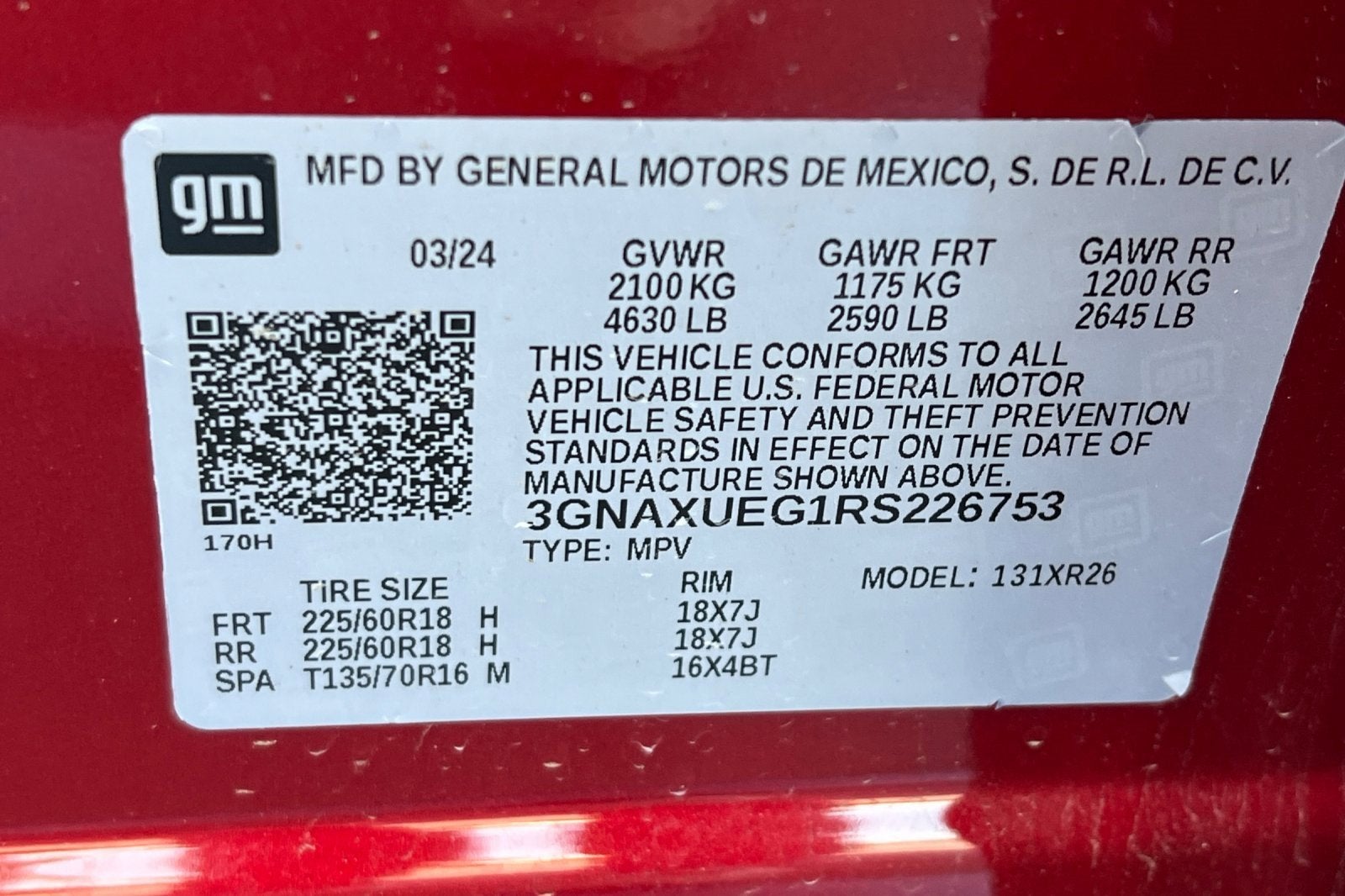 2024 Chevrolet Equinox LT