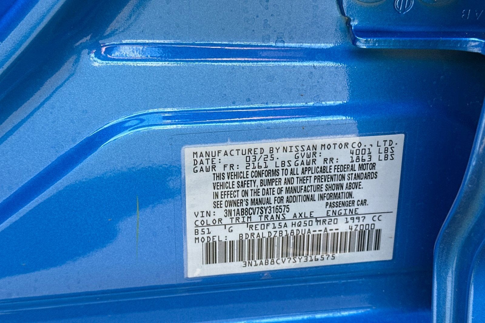 2025 Nissan Sentra SV