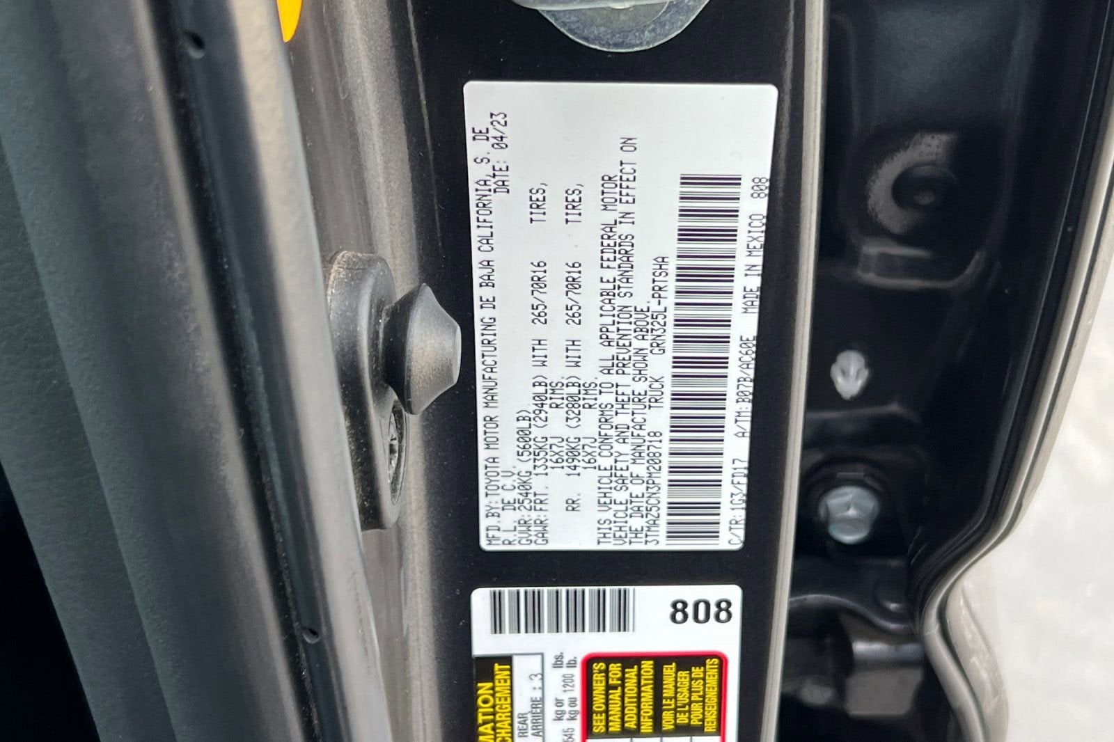 2023 Toyota Tacoma 2WD SR5