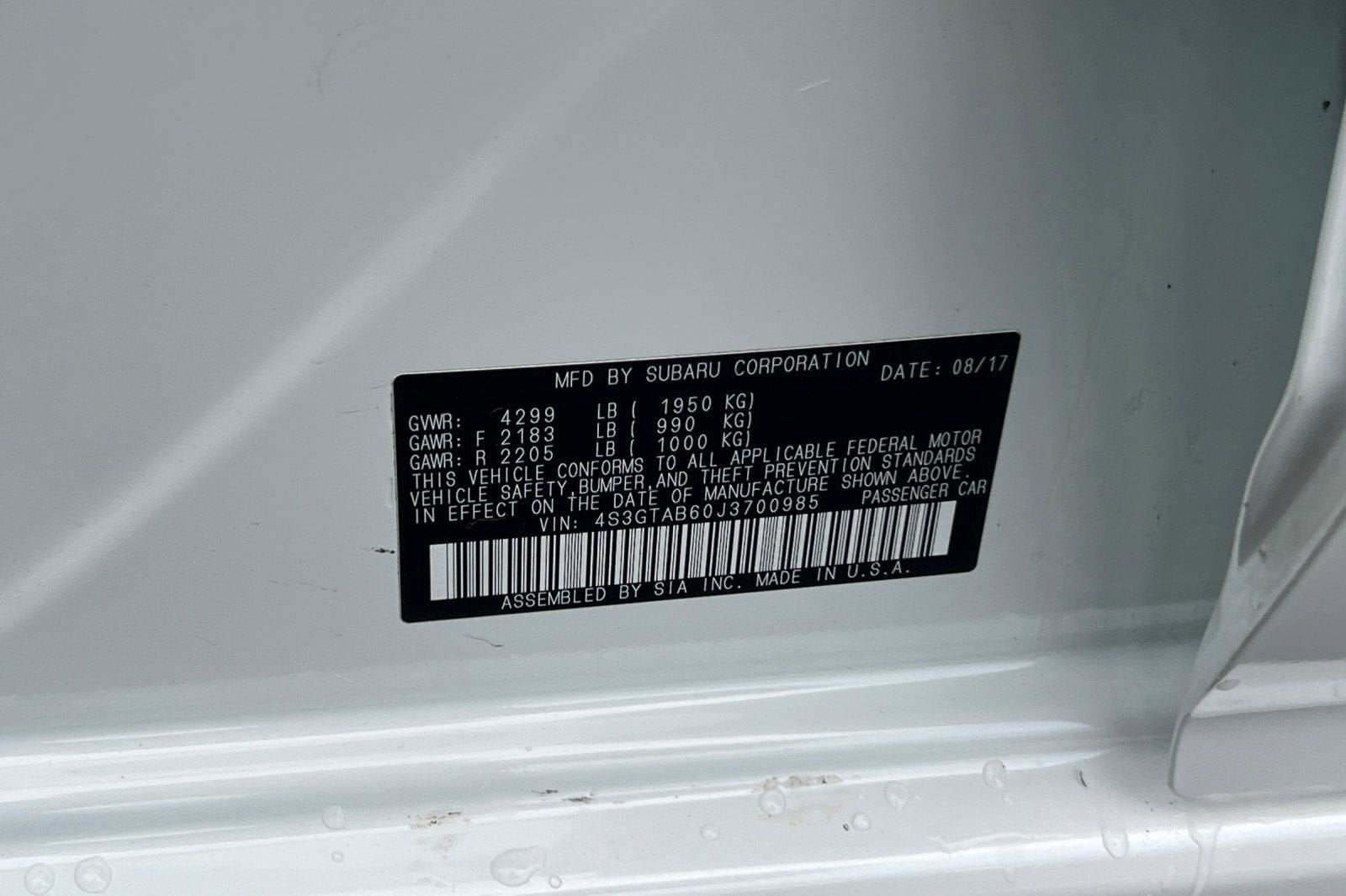 2018 Subaru Impreza Premium