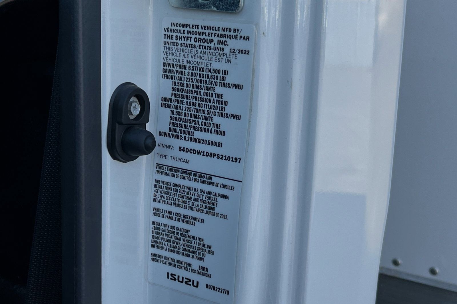 2023 Chevrolet Low Cab Forward 4500 LCF