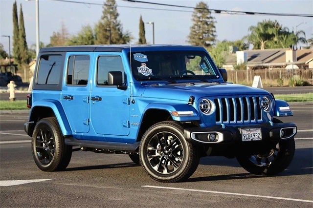 2022 Jeep Wrangler Unlimited Sahara 4xe Dinuba CA | Selma Reedley Visalia  California 1C4JJXP60NW260374