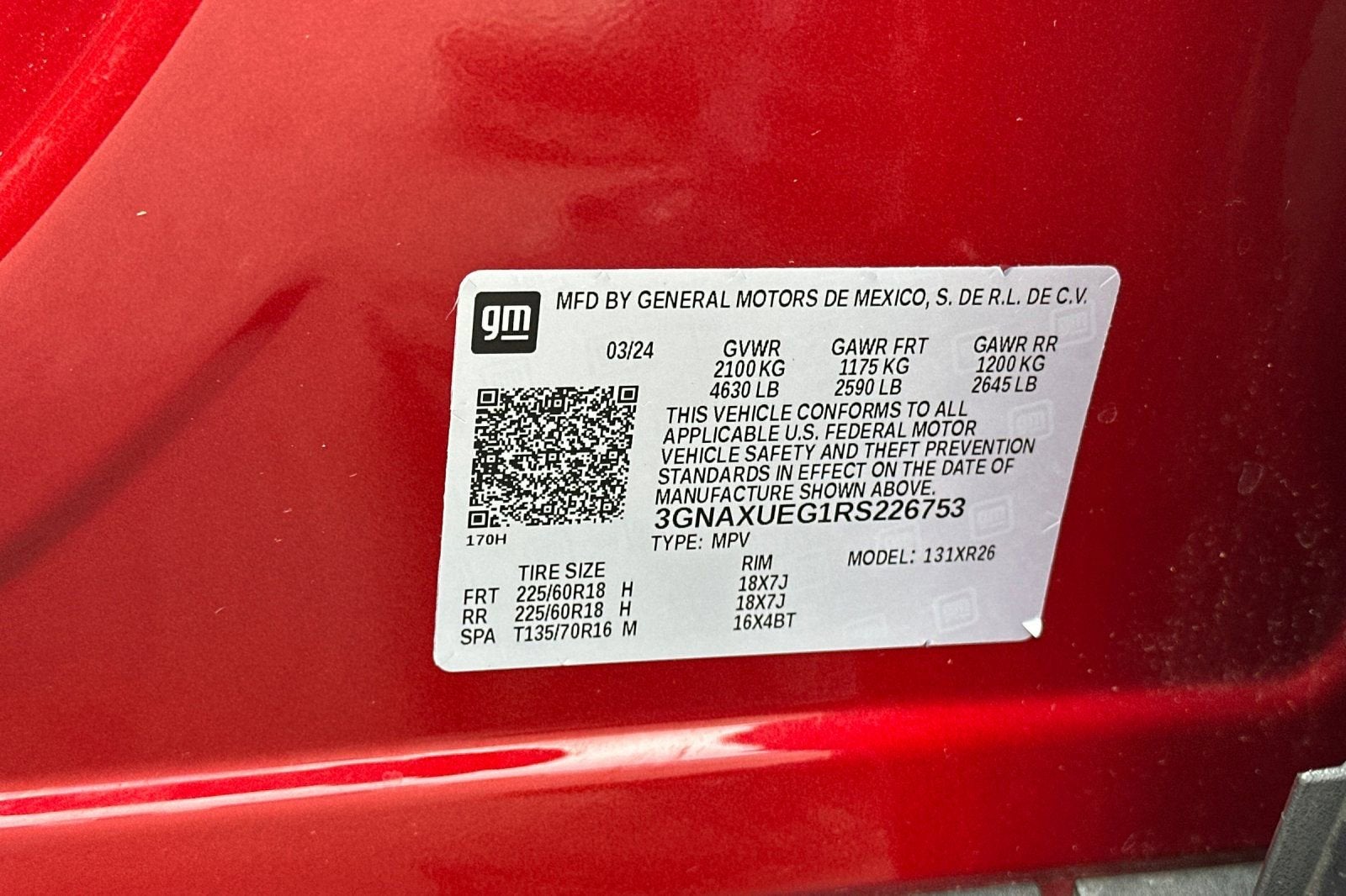 2024 Chevrolet Equinox LT