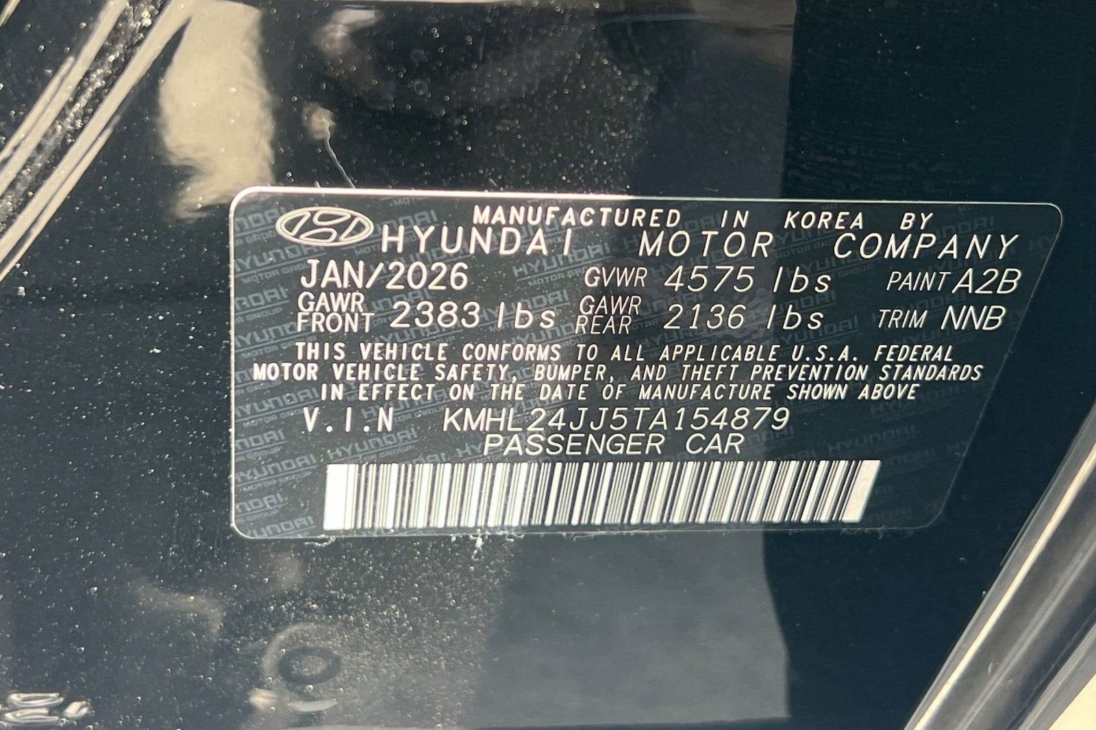 2026 Hyundai Sonata Hybrid Blue