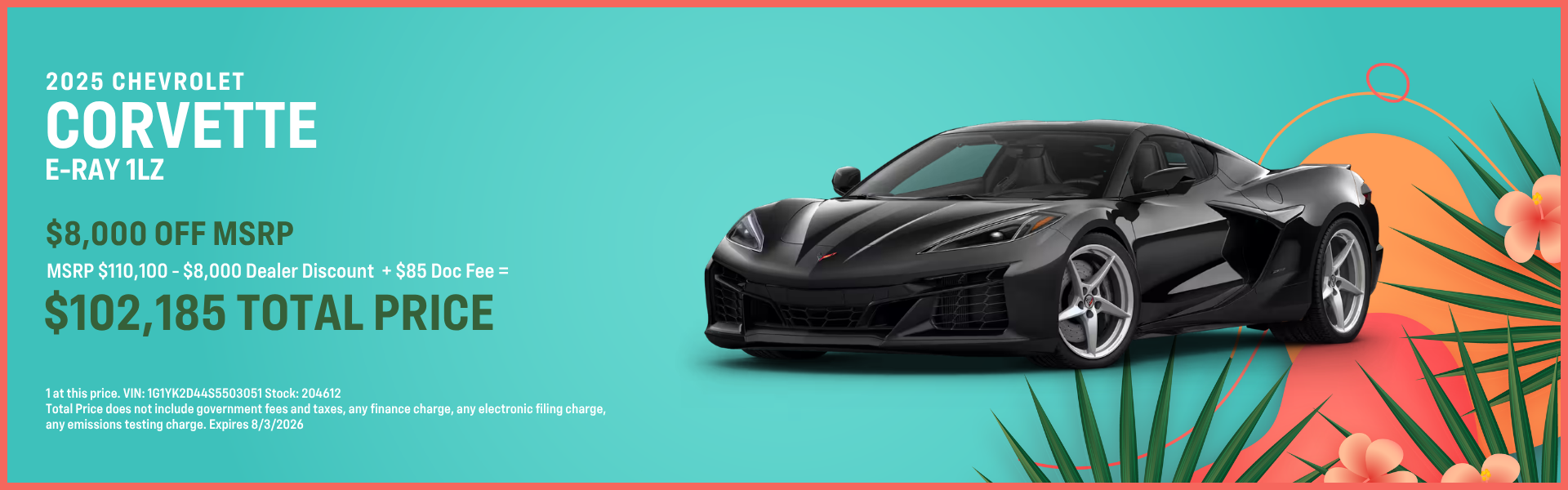Corvette Lease Offer 
