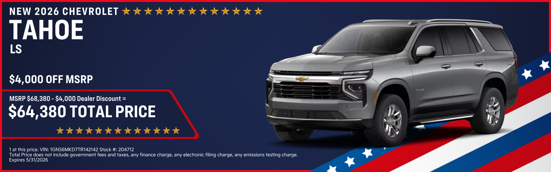 2026 Tahoe