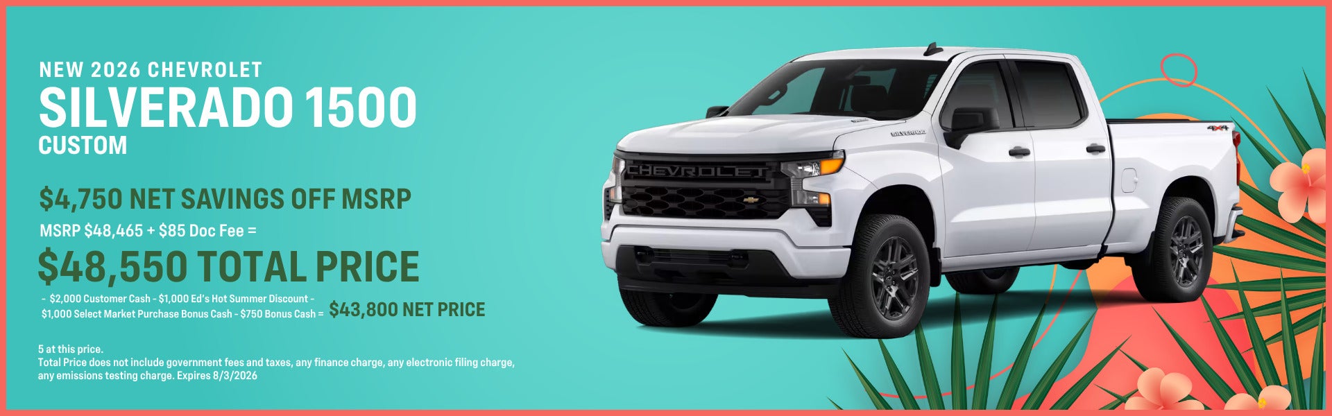 Silverado 1500 Offer