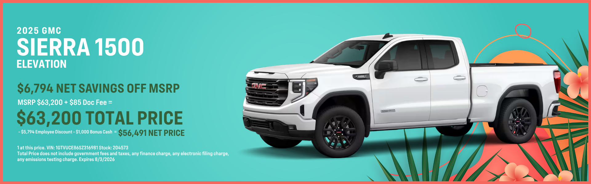 GMC Sierra Offer
