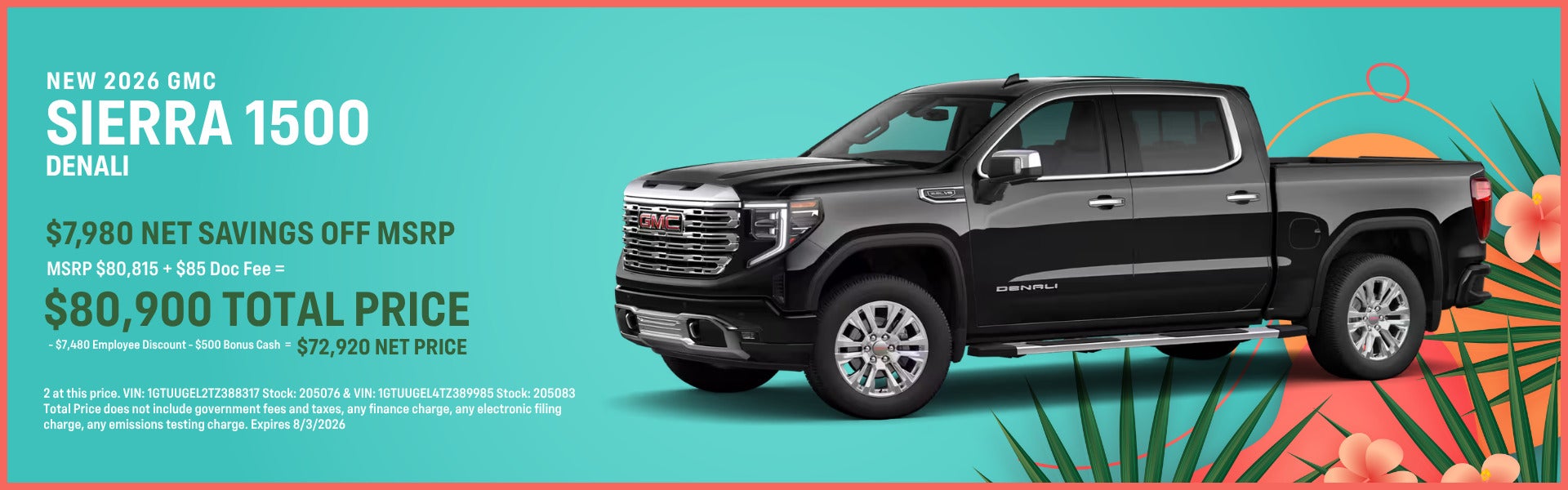 Sierra 1500 offer